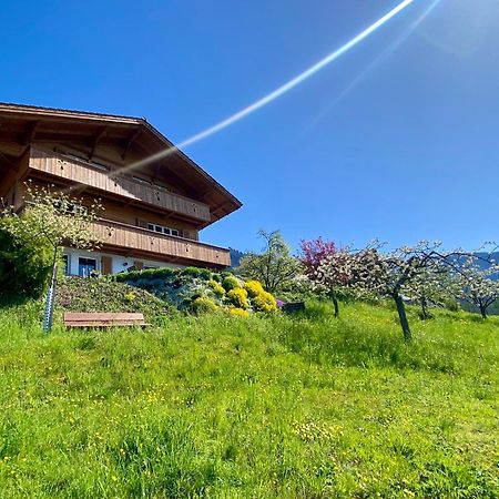 Chalet Egglen "Typical Swiss House, Best Views, Private Jacuzzi" 지그리스빌 외부 사진