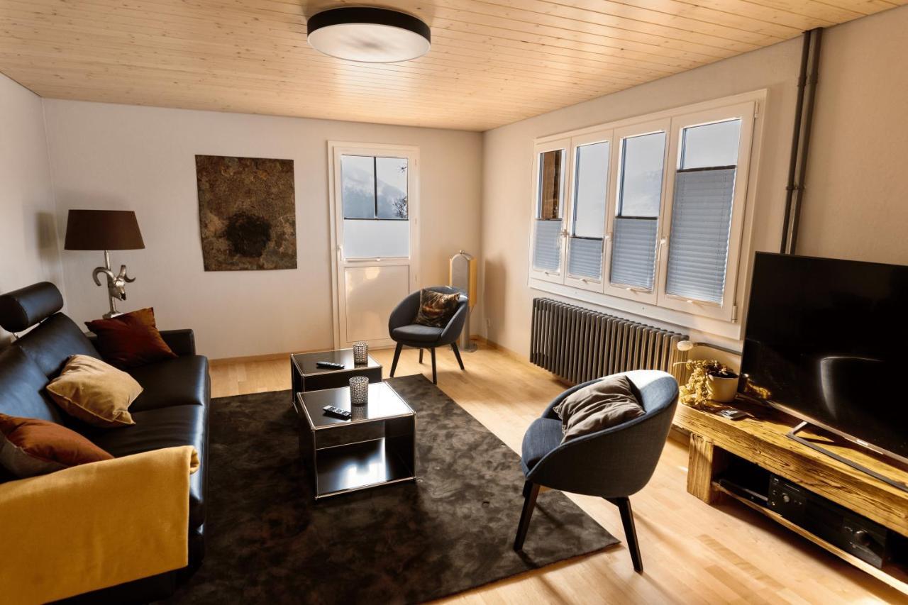 Chalet Egglen "Typical Swiss House, Best Views, Private Jacuzzi" 지그리스빌 외부 사진