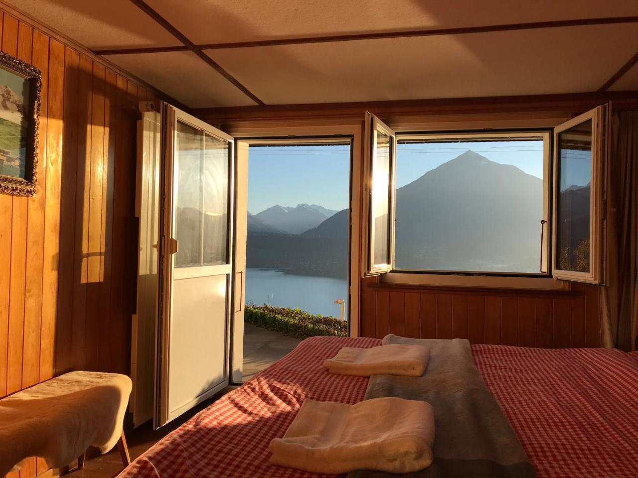 Chalet Egglen "Typical Swiss House, Best Views, Private Jacuzzi" 지그리스빌 외부 사진